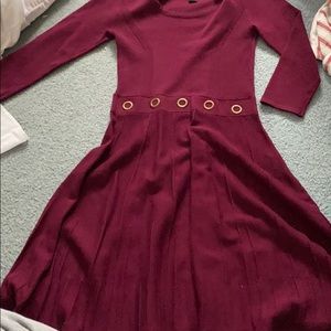 purple dress